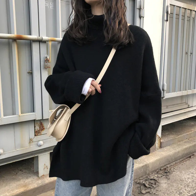 Basic Turtleneck Sweater for Everyday Wear