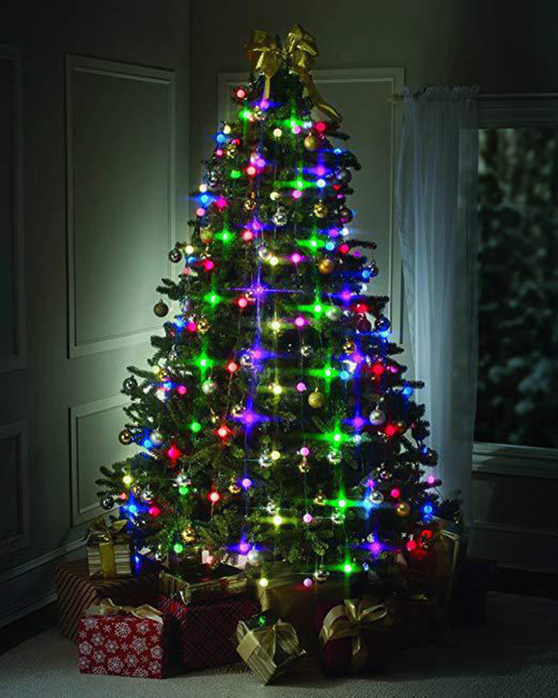 Christmas Tree Decoration Lights – LED String Holiday Lights (Warm White / Multicolor