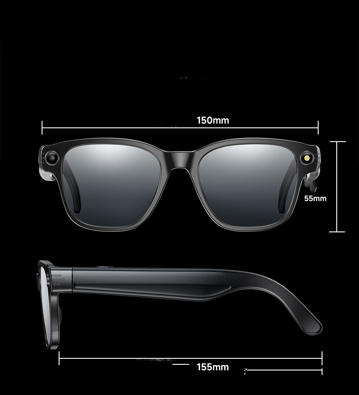 Retro Oversized Fashion Glasses – Trendy Women’s Eyewear