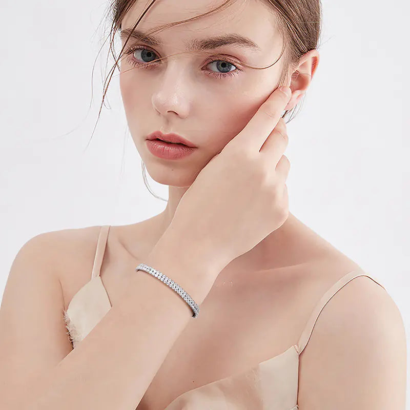 Elegant Sterling Silver Fashion Bracelet
